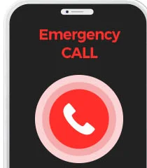 Layar panggilan darurat Emergency CALL